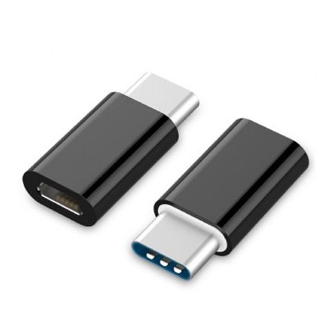 Female | 5 pin Micro-USB Type B | Male | 24 pin USB-C | Black